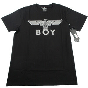 BOY London Shirt Men Large Black Eagle Graphic Tee Punk Streetwear BYF-BT04 1310